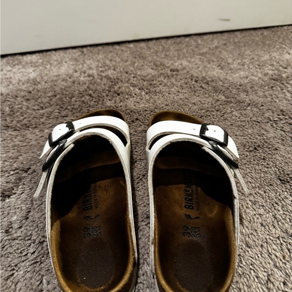 White Birkenstock Sandals, size 39 - Picture 4 of 4